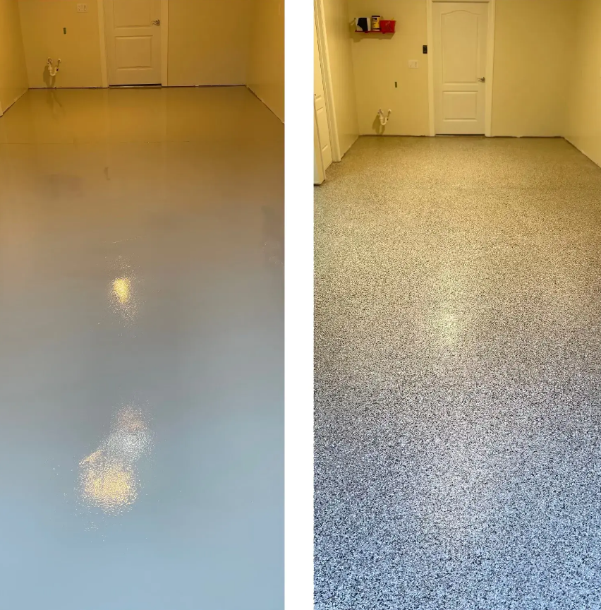 Jeffersontown Garage - Metallic Epoxy
